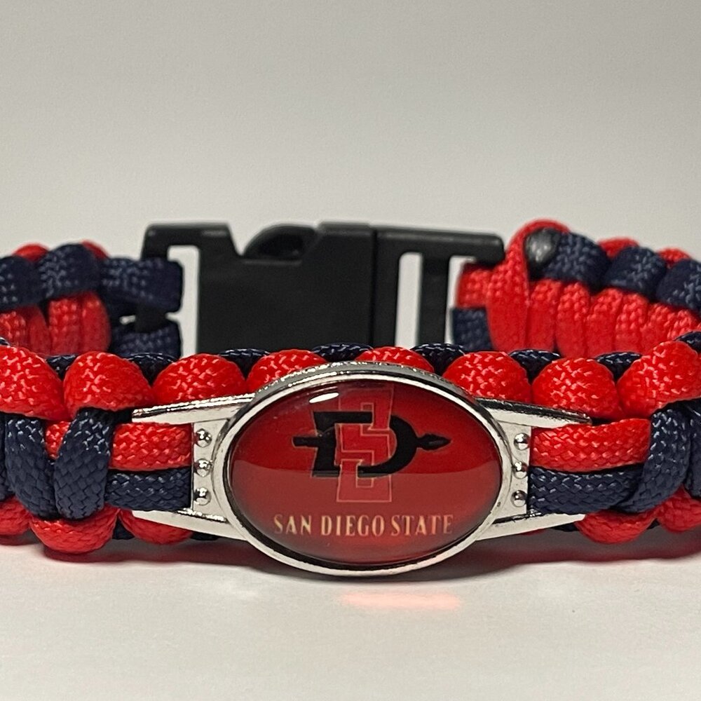 San Diego State Aztecs NCAA Paracord Bracelet NEW